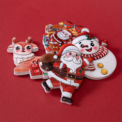 新款聖誕節冰箱貼創意聖誕老人麋鹿家居裝飾磁性貼卡通磁力貼批發