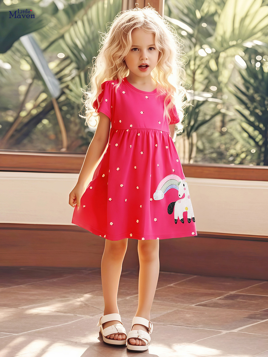 Summer short sleeve dress