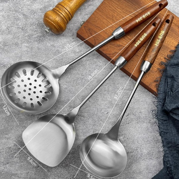 304 cocina de acero inoxidable set pala de cocina cocina set completo de cocina set de cocina set de siete piezas cocina set