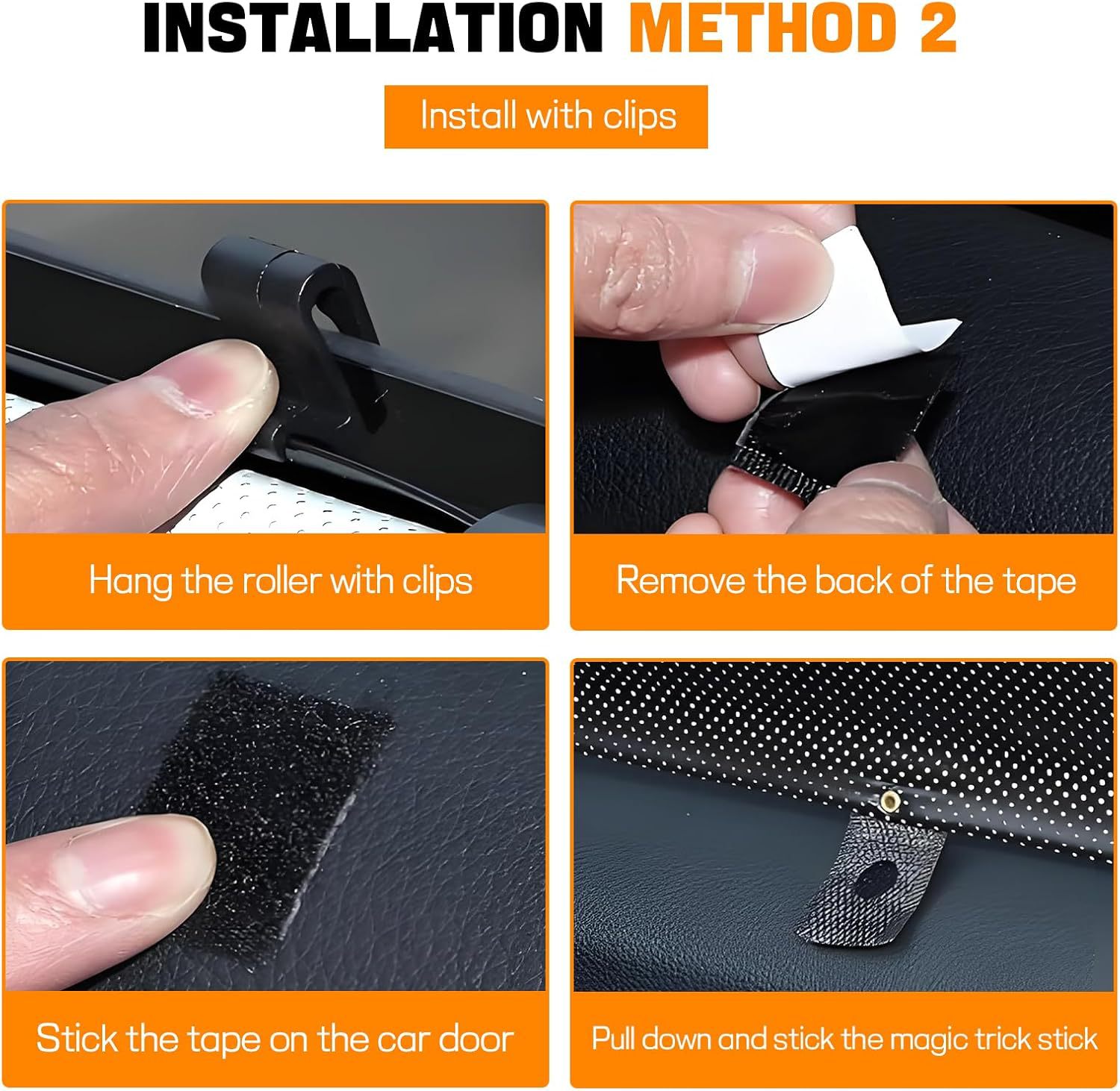 Amazon Cross-Border Best-Selling Factory-Selling Retractable Car Window Sunshade Roll-Up Style Suction Cup Sunshade Car Sunshade