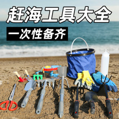 海を追う道具セット大全海辺でアサリを掘ってカニの神器をつかむ砂浜シャベル子供の装備で砂を掘る熊手