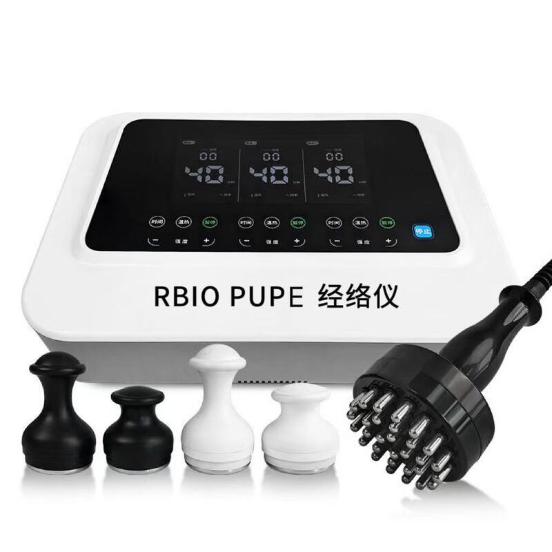 Yuanqi Plant Meridian Beauty Salon 同じスタイルの経絡浚渫生物マイクロ電気パルス器具エバーグリーン中国美容マッサージ器具|undefined
