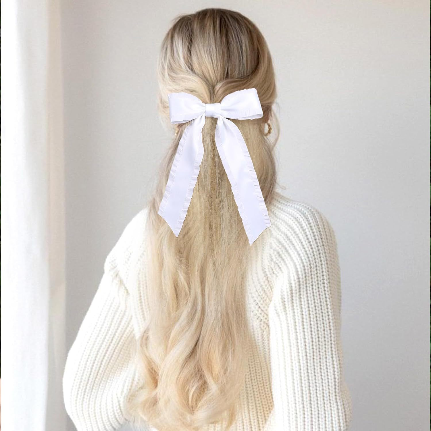 1 Piece Quantity Women's Simple Style Classic Style Bow Knot Alloy Cloth Handmade Hair Clip