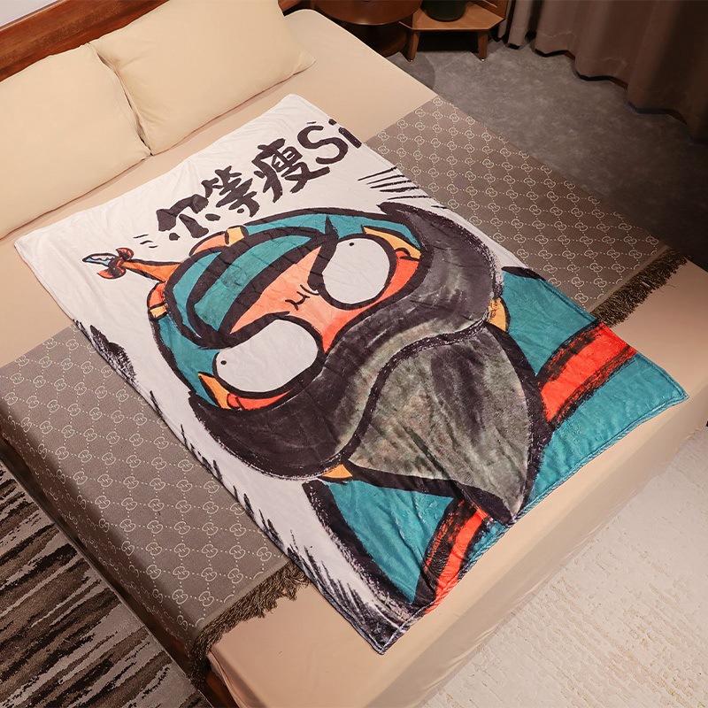 Leche mantas de peluche siesta de oficina delgada mantas de aire acondicionado de coral sofá de franela edredón pequeña cama