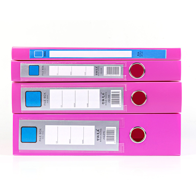 Suministros de oficina al por mayor Caja de archivos A4 Caja de archivo Caja de almacenamiento plegable de plástico envío libre
