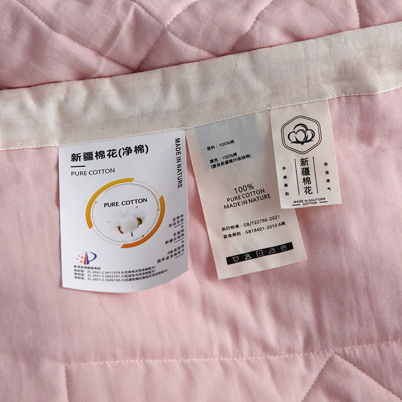 Антибактериальное хлопковое одеяло типа A, двухслойная хлопчатобумажная пряжа, одеяло для кондиционирования воздуха, моющееся летнее одеяло, одинарное и двойное летнее одеяло из чистого хлопка