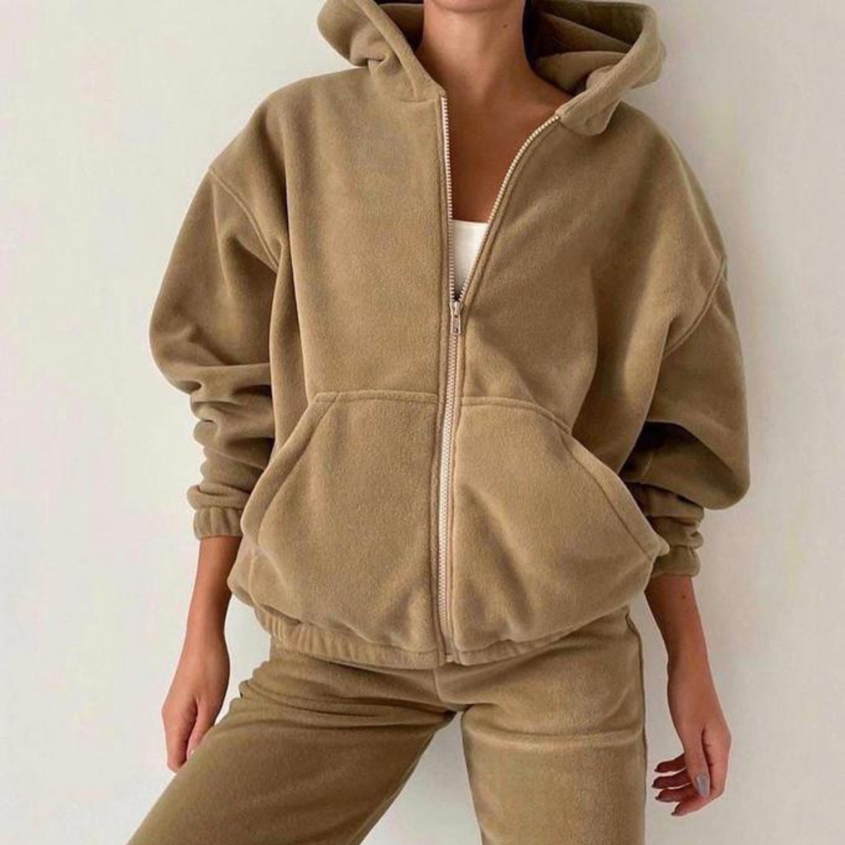 European and American 2026 Independent Site Amazon Ebay Autumn and Winter Foreign Trade Women's New Fashion Sports Casual Sweatshirt Set