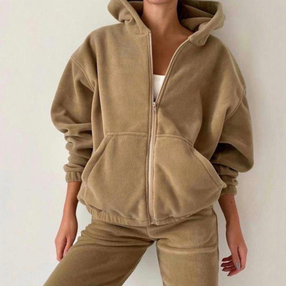 Europe and the United States 2024 independent station Amazon ebay autumn and winter foreign trade women's new fashion sports leisure sweater suit