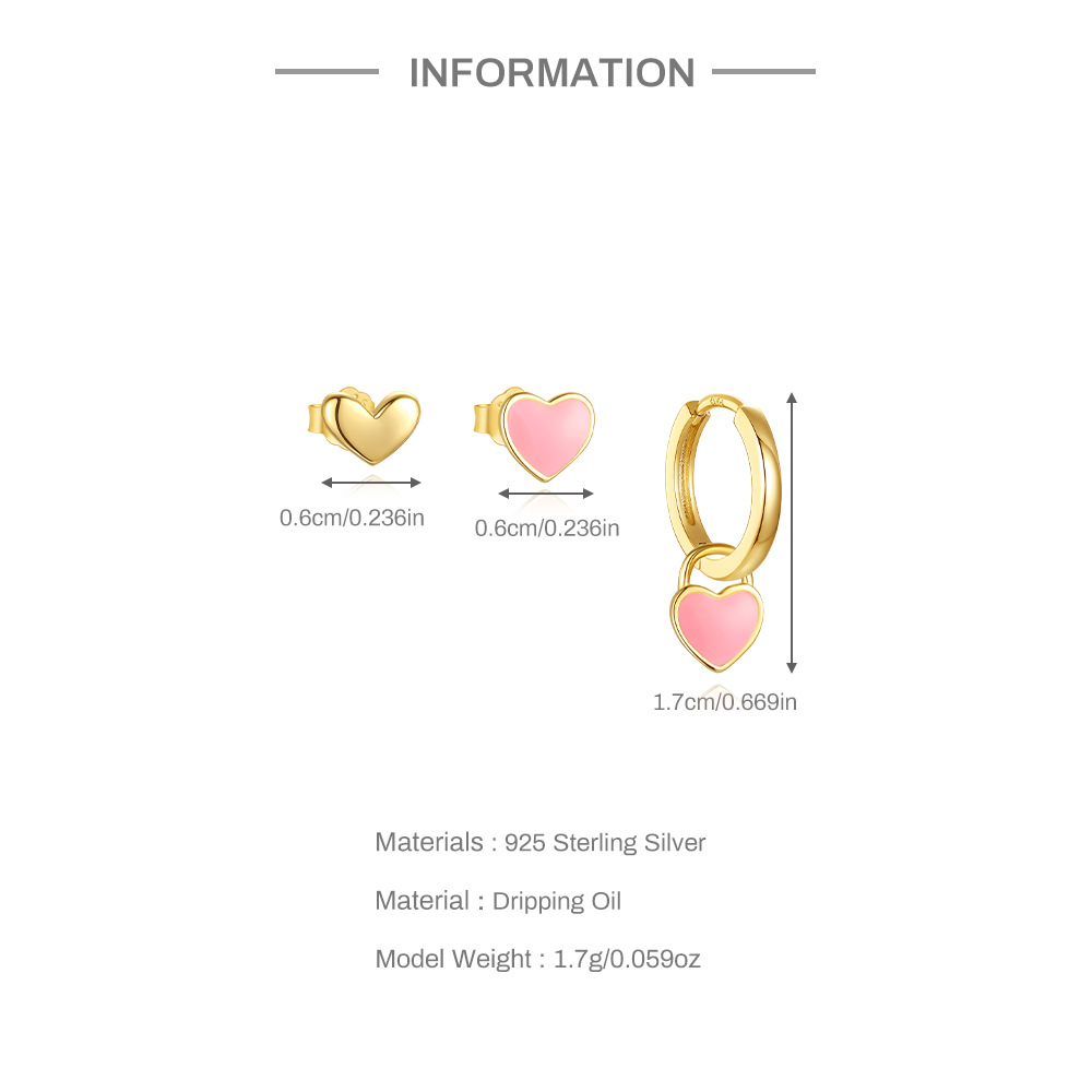 6g Weight 925 Sterling Silver Ear Needle Material Earrings Classification 3 Pieces Quantity Holiday, Travel, Daily Occasion 925 Sterling Silver Material Geometric Pattern Women's Gender Plating Design Simple Style Style 3 Pieces 925 Sterling Silver Geometric Earrings 无
