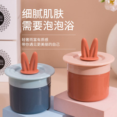 Foaming Face Wash Dispenser Cleansing Face Wash Foaming Device Trendy Foaming Device Thick Plastic Apple Foaming Cup