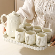 轻奢乔迁杯具水壶套装家庭凉水杯家用客厅茶几高颜值杯子茶杯套装