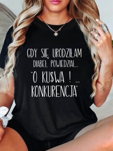 Polish: "GDY SI? URODZI?AM DIABE? POWIEDZIA?... "O KU$WA