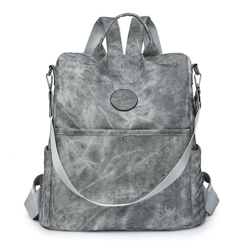 Transfronterizo al por mayor 2024 nuevas señoras casuales mochila antirrobo moda simple al aire libre mochila de viaje ligera