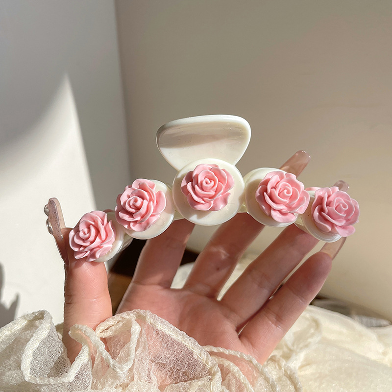 Celebridad de Internet 2024 Nueva horquilla pequeño clip de tiburón grano clip de cabeza de bola baja