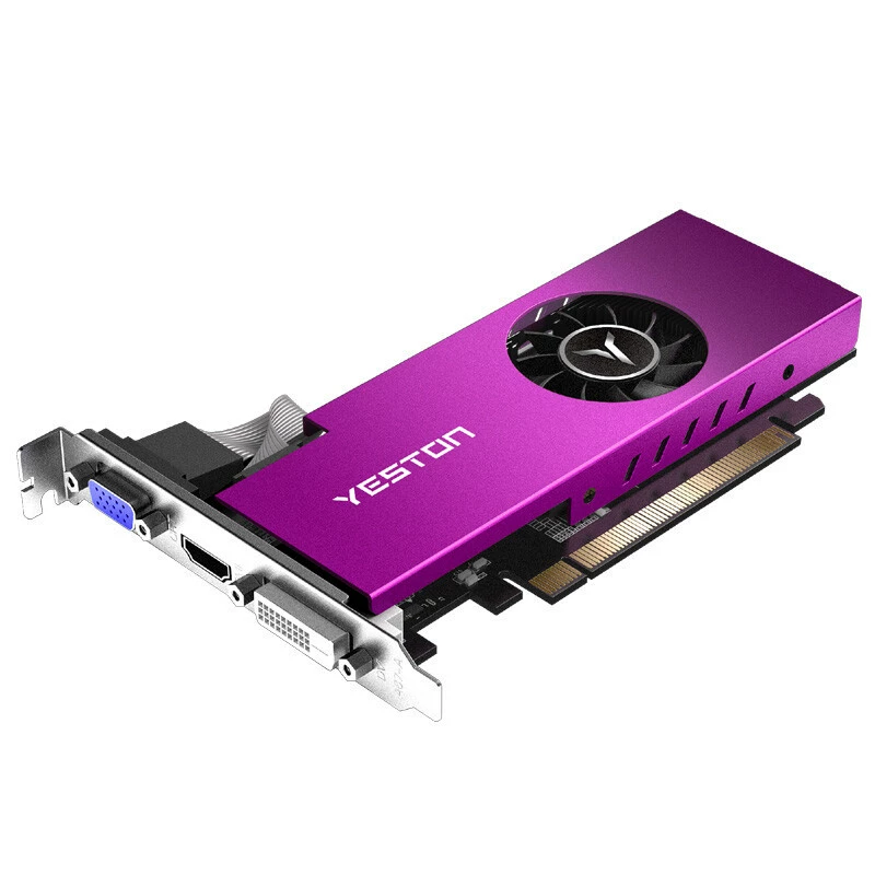 Yeston настольная игровая дискретная видеокарта RX550-4G D5 LP XL5