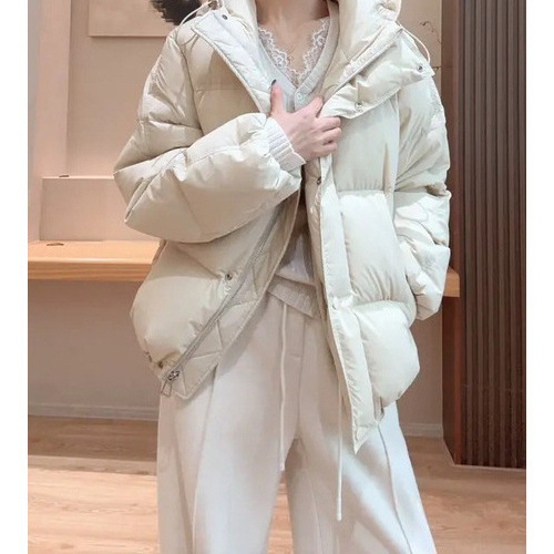 A Must-Have! Life-Saving, Warm-Keeping, Triple-Protection 90 White Goose Hooded down Jacket