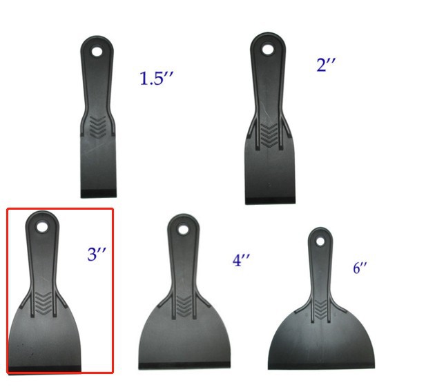Espátula de plástico papel pintado de plástico raspador cuchillo de masilla raspador de silicona raspador de película de coche
