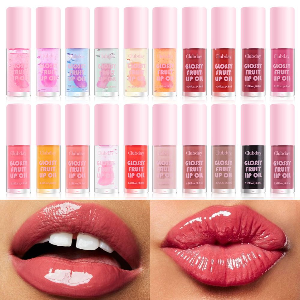 Brillo de labios de frutas multicolor hidratante y hidratante, duradero y no se desvanece