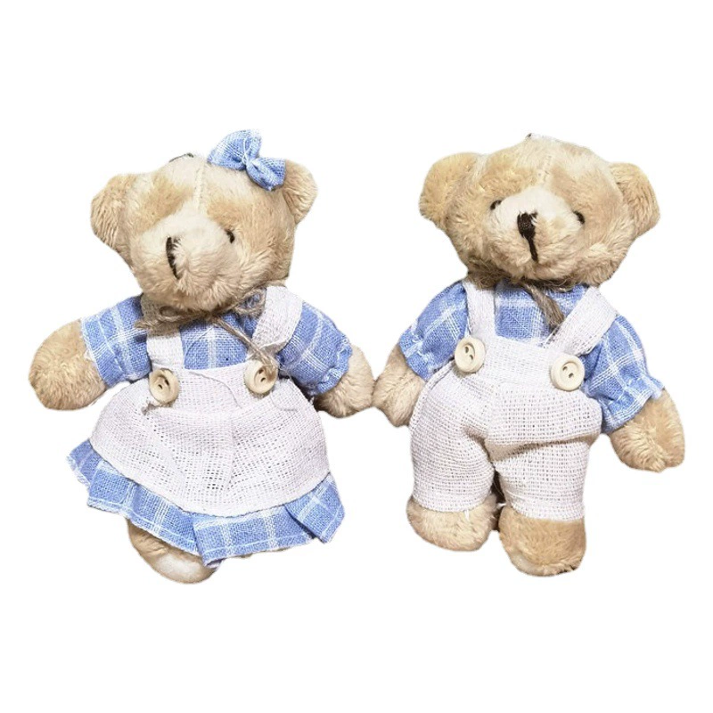 Мультяшный брелок для ключей льняной Медведь кукла школьная сумка кулон креативная сумка кулон милая кукла плюшевые игрушки Аксессуары