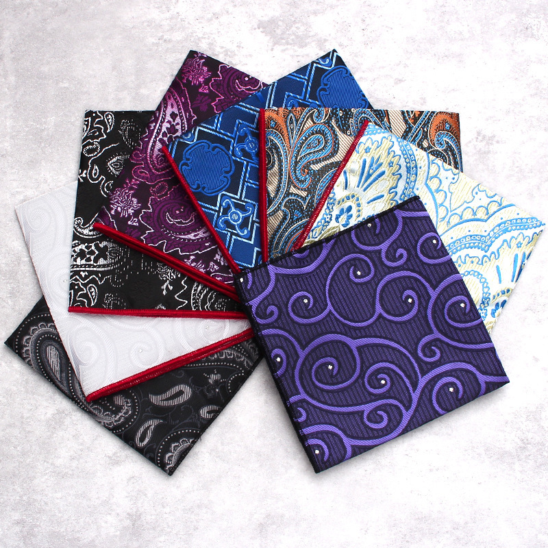 Formal Business Wedding Suit Pocket Square Groomsmen Handkerchief Banquet Small Square Scarf Accessories Gift Box Wholesale Formal Business Wedding Suit Pocket Square Groomsmen Handkerchief Banquet Small Square Scarf Accessories Gift Box Wholesale