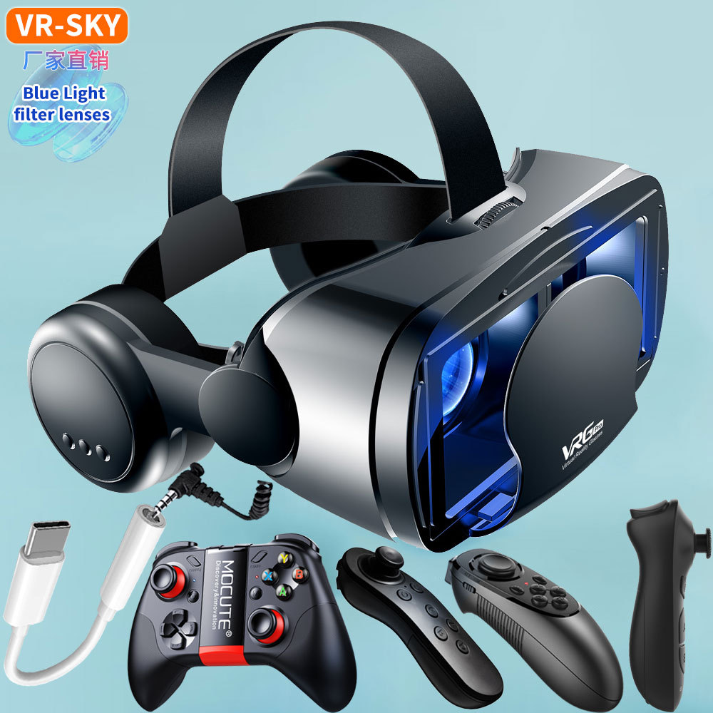 VR glasses for mobile phones for 3D cinema virtual reality movie…