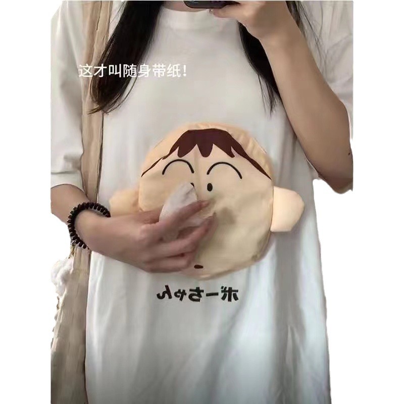 Same Style for Men and Women [Portable Tissue Paper] Pure Cotton Short-Sleeved Dumb Tissue Paper Short-Sleeved T-Shirt Fun and Interesting Innovative T-Shirt Trend