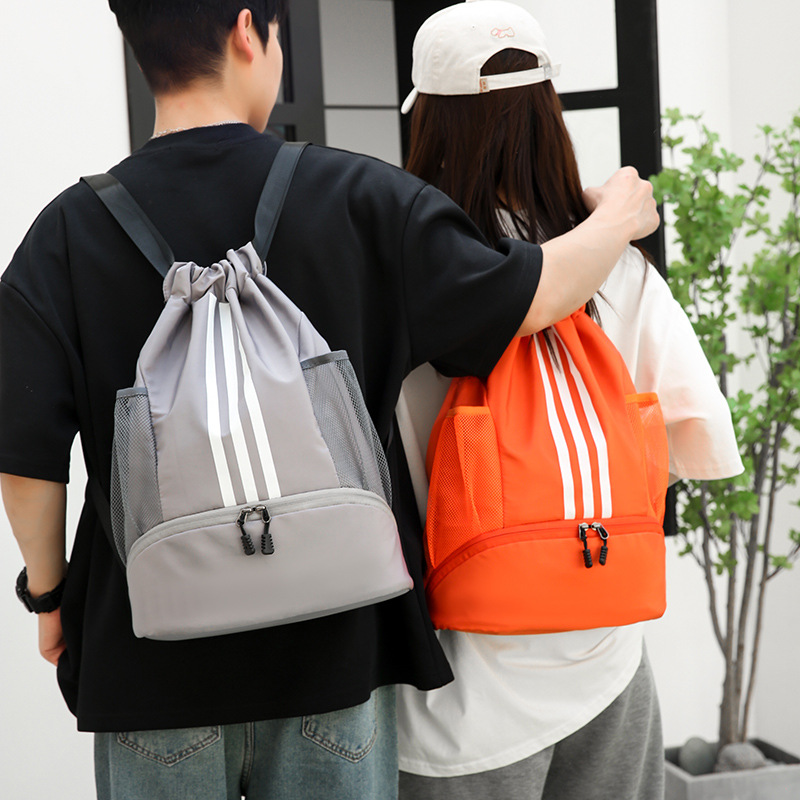 Bolsa de baloncesto mochila de entrenamiento bolsa de bádminton mochila de los hombres bolsa de fútbol de gran capacidad para mujeres impresión al aire libre logotipo personalizado