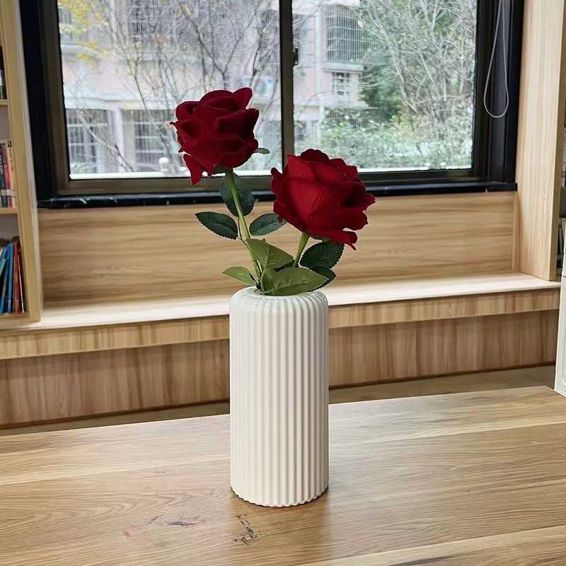 北欧プラスチック花瓶ホームフラワーアレンジメントツイストスティック花瓶リビングルームモダンクリエイティブシンプルな小さな新鮮なホーム|undefined
