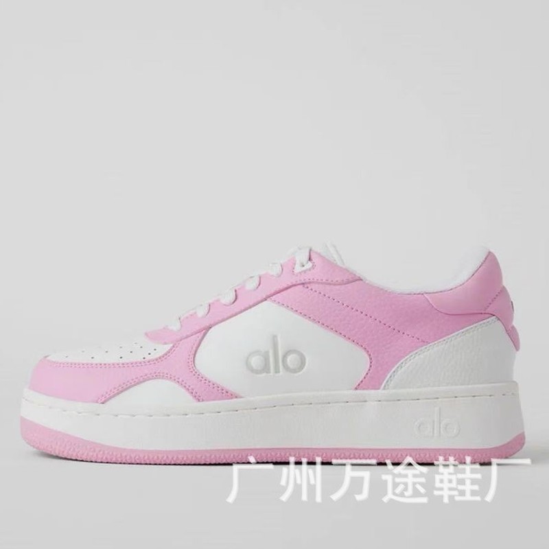 顶版Jisoo同款alo小白鞋女2025新款真皮板鞋厚底增高休闲运动鞋潮|undefined