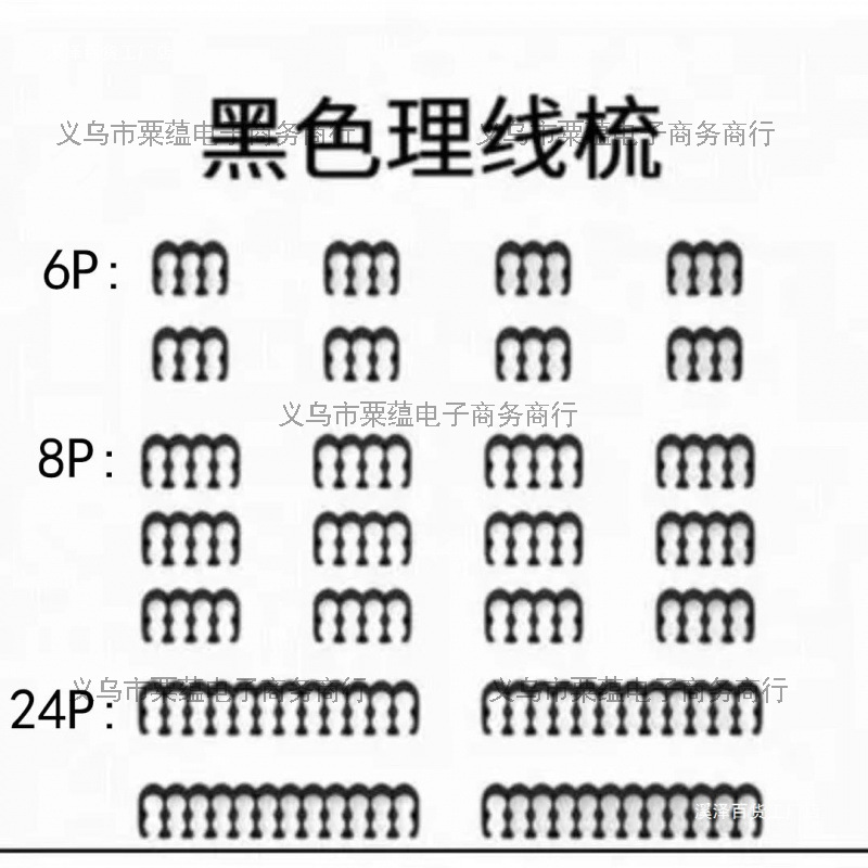 电源线理线梳卡扣式线夹网线梳理器显卡线线扣防缠绕理线器 线卡