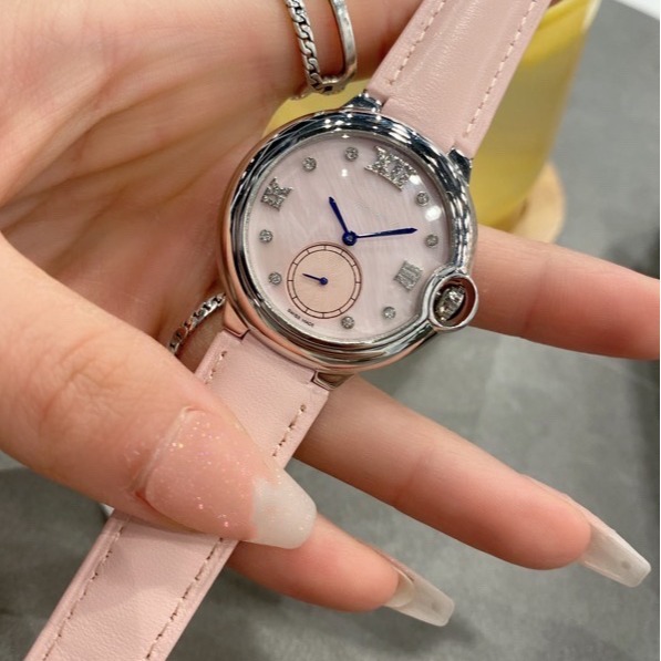 卡娜瑞士石英女表全新蓝宝石贝壳优雅时尚轻奢手表女防水气球