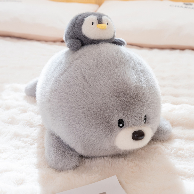 New Bath Sea Lion Plush Doll Cute Simulation Marine Animal Children's Pillow Female Birthday Gift