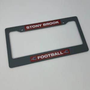 Cross-Border American Standard Stainless Steel License Plate Frame with Small Round 2-Hole Design, Anti-Falling Off for Cars
