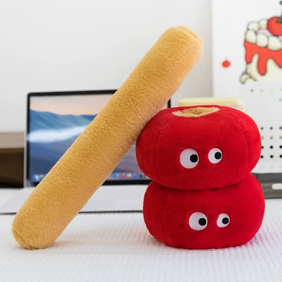 cute candied hawthorn plush: Oyuncaq yastıqlar