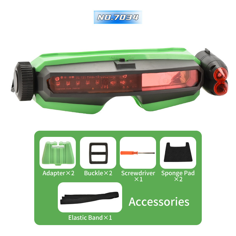 Ojos de combate verdes