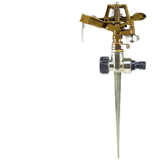 Lawn rocker nozzle with pin zinc alloy irrigation nozzle 360 degree rotating nozzle controllable angle jet