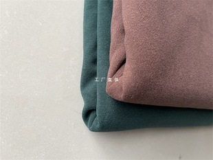 Weighing ~ Double-sided sanding self-heating stretch velvet knitted fabric handmade fabric two-color 13 yuan/kg