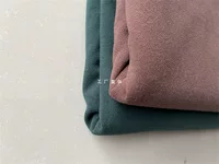 Взвешивание ~ Двусторонняя шлифовальная самонагревающаяся эластичная шерстяная ткань ручной работы ткани одежды два цвета 13 юаней/цзинь