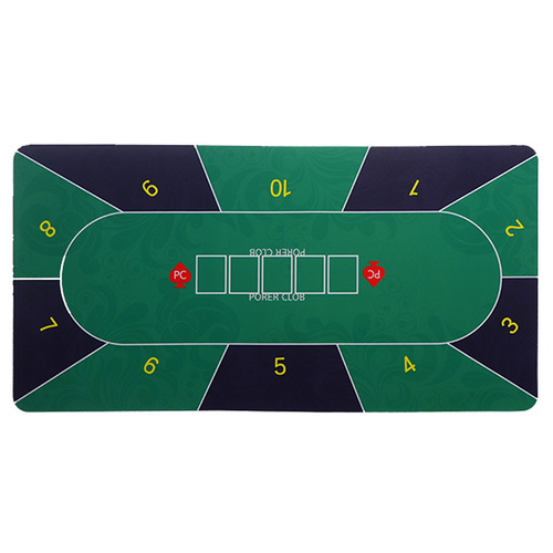 Texas Hold'em square large size rubber non-slip table mat entertainment card mat thickened tablecloth mat game table mat gift
