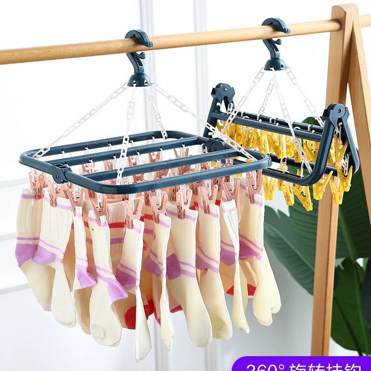 Universal hanger, socks, foldable drying rack, children's storage system, 32