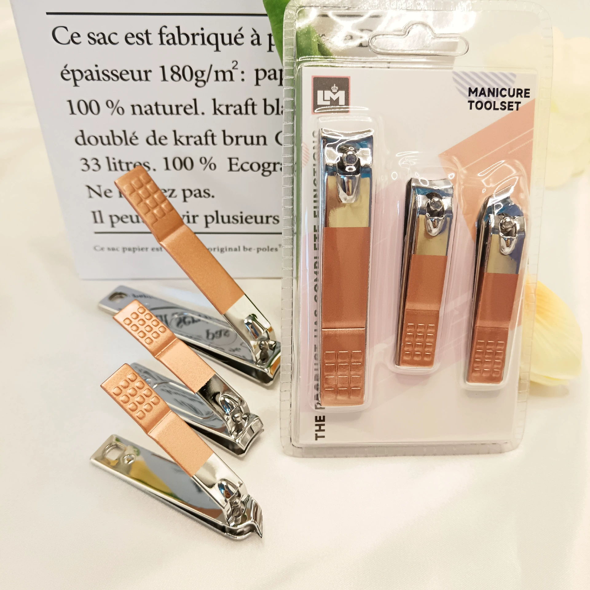 В наличии костюм кусачки для ногтей Машинка для стрижки ногтей 3 предмета Инструмент для обрезки Высококачественный Nine Treasure Gold Портативная педаль Маникюрная карта