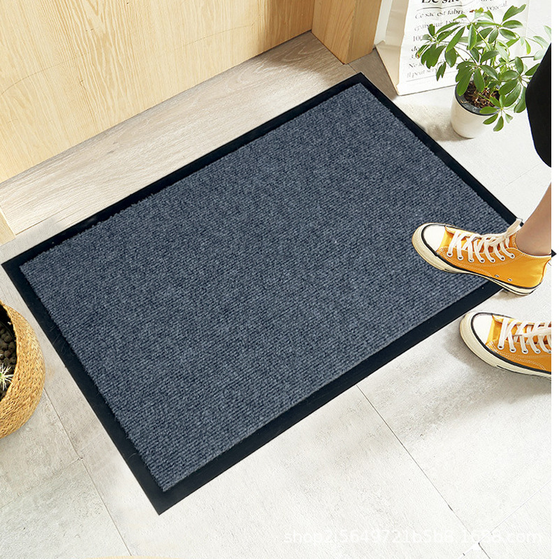 Nuevo producto patrón de neumáticos alfombrilla de puerta impermeable, antideslizante, resistente al desgaste y a la suciedad cocina oficina baño puerta cocina PVC