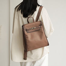 新款简约女包双肩包通勤休闲复古背包多功能户外旅行包包跨境热销
