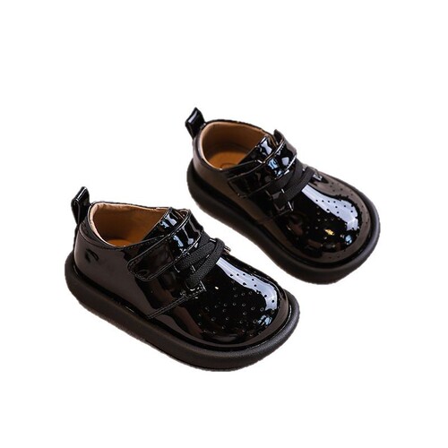 Baby's first walking shoes, spring and autumn soft sole anti-skid, suitable for 1-2-3 years old, versatile, good-looking and cool, first birthday small leather shoes for babies