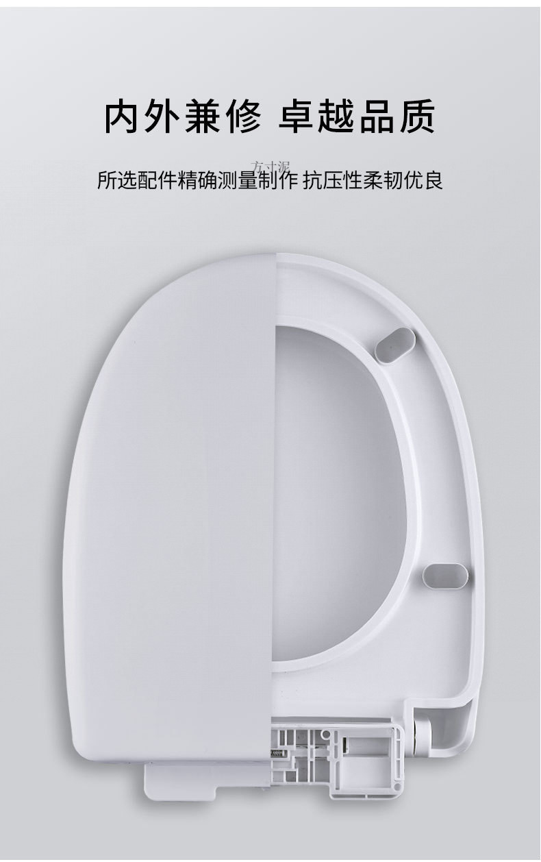 Household universal thickened slow-lowering old-fashioned U-shaped toilet seat cover, toilet board, toilet seat and toilet seat ring accessories factory undefined