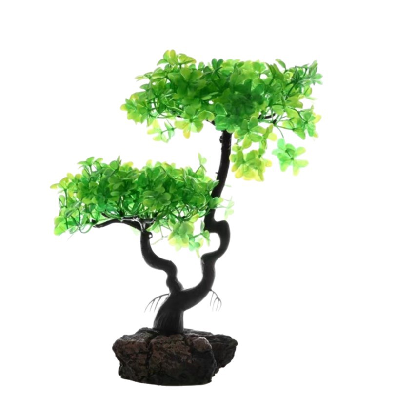 Nuevo adorno de árbol de simulación simulación acuario acuario paisajismo acuario decoración de tanque de tortuga fábrica de hierba falsa