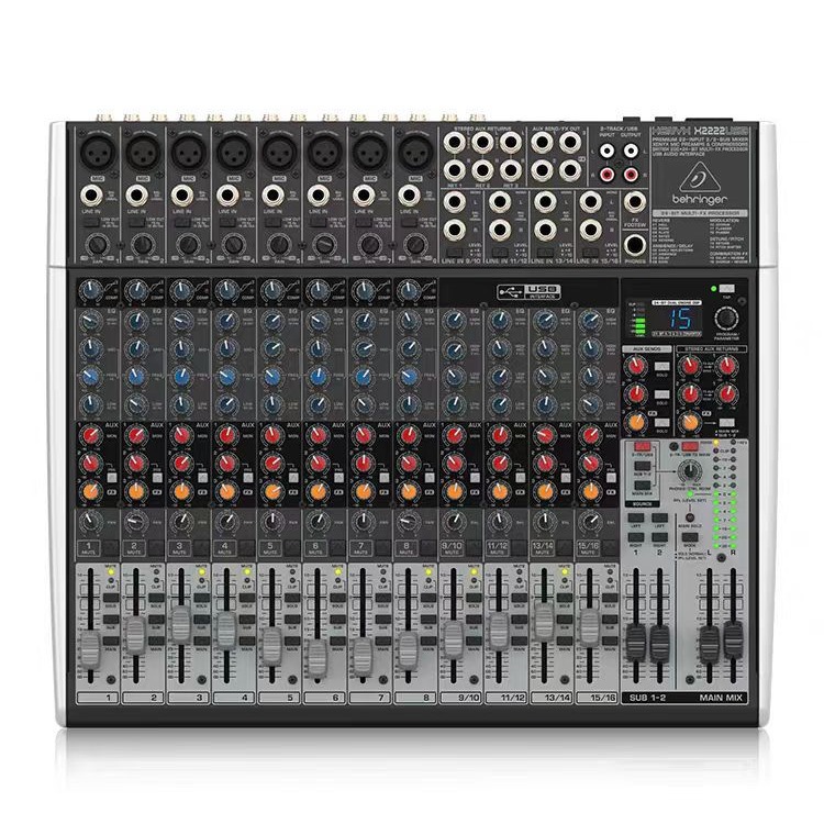 BEHRINGER/百灵达X2222USB 16路专业舞台演出调音台声卡高端效果