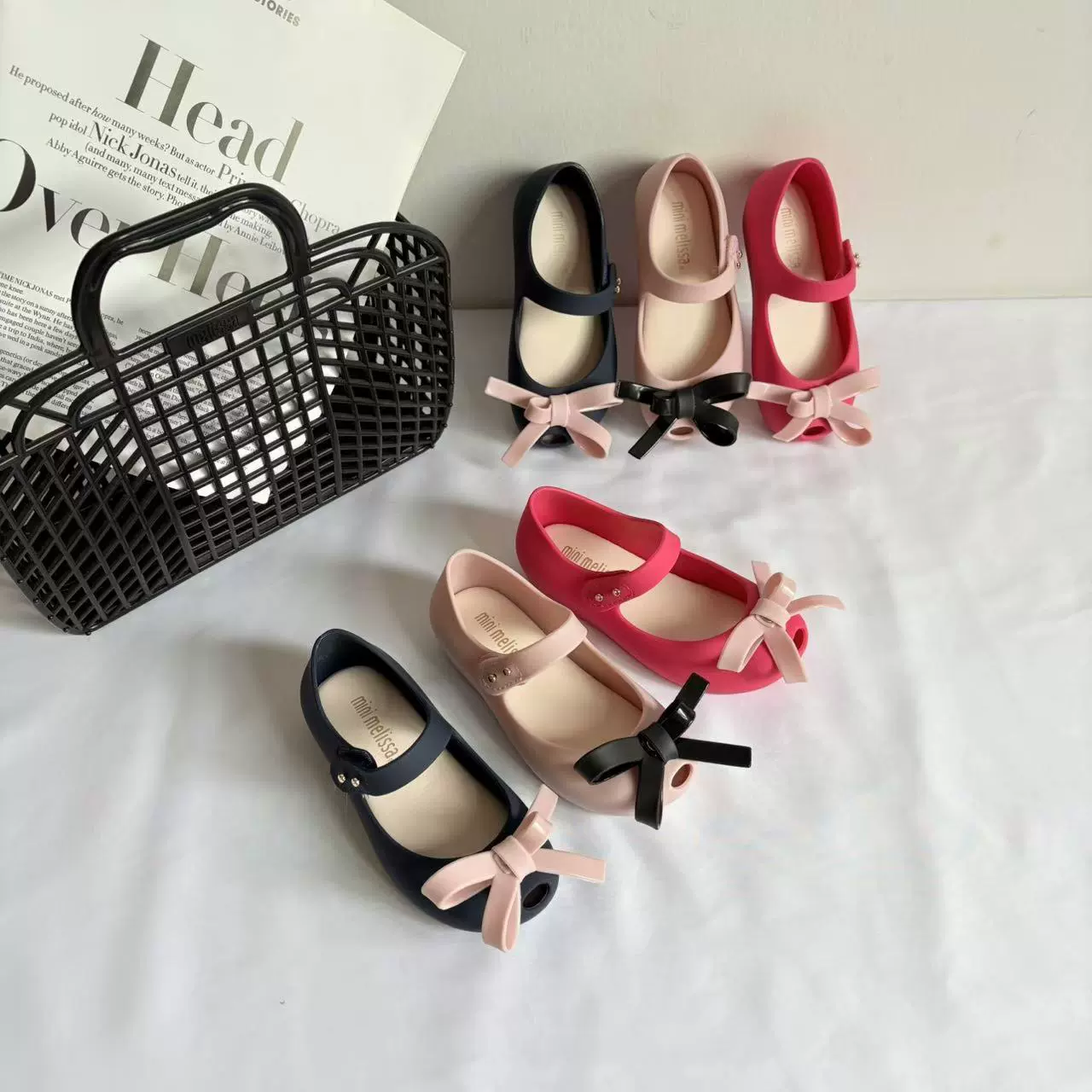 Мелисса Melissa Детская обувь для девочек одиночные туфли Butterfly обувь балет бразильские фруктовые туфли