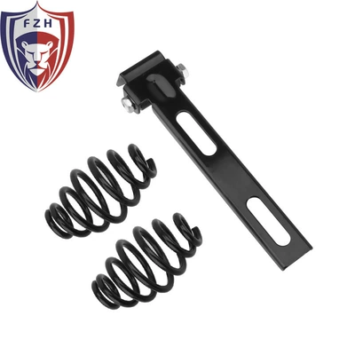 Motosiklet ləvazimatları və aksesuarları Car Modified Retro Spring - black-long-round-spring-black-bracket