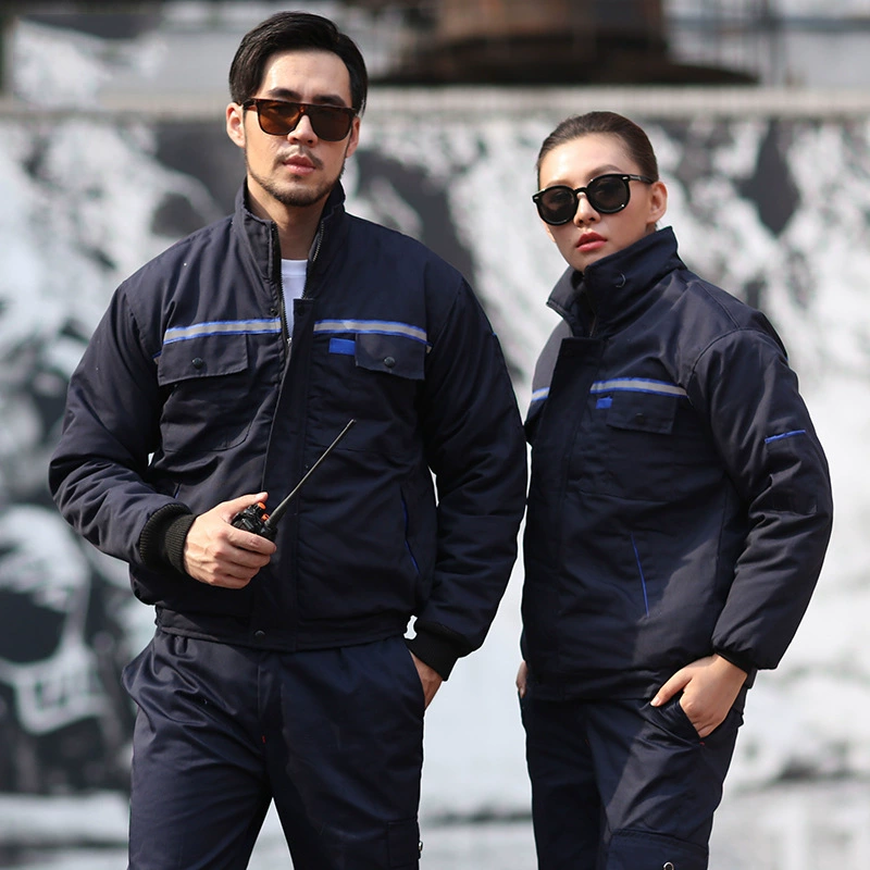 Зимняя рабочая одежда Холст толстая одежда хлопчатобумажная куртка Заводская мастерская